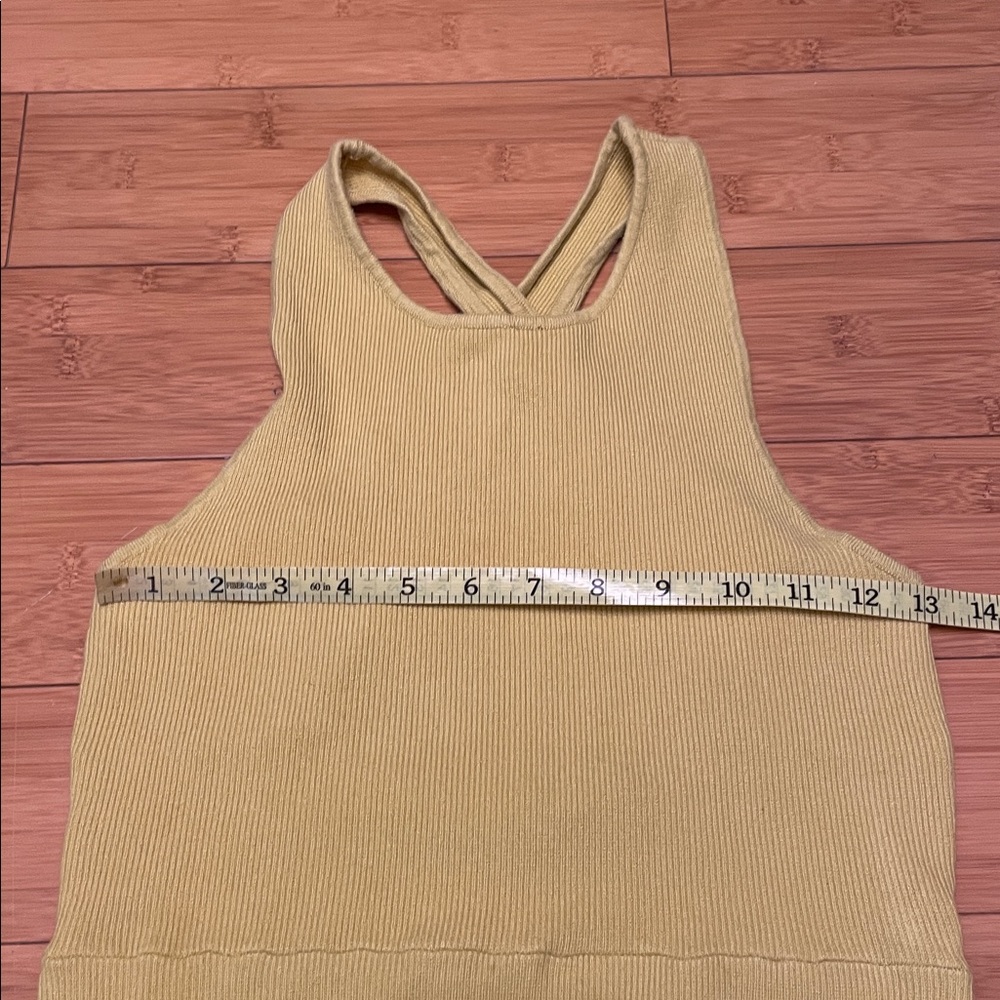 Free People Beach Coronado Maxi Dress Small Sleeveless Ribbed Crisscross Back - Picture 12 of 16